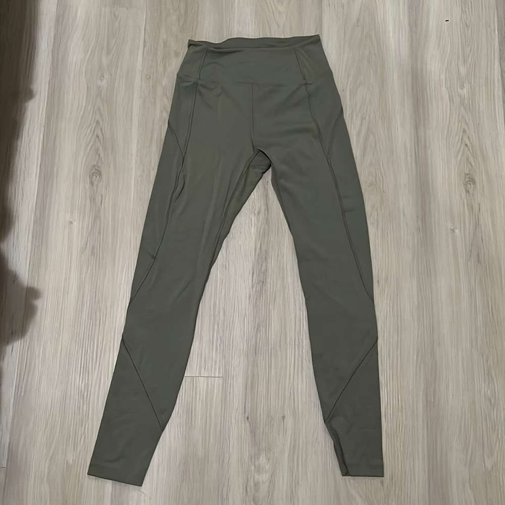 Olive green PINK leggings